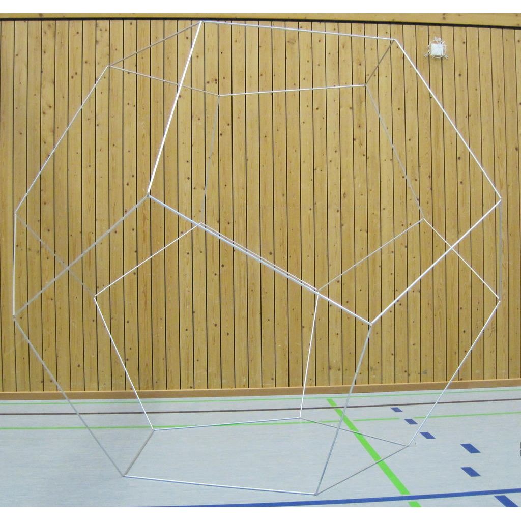 Dodekaeder groß Aluminium