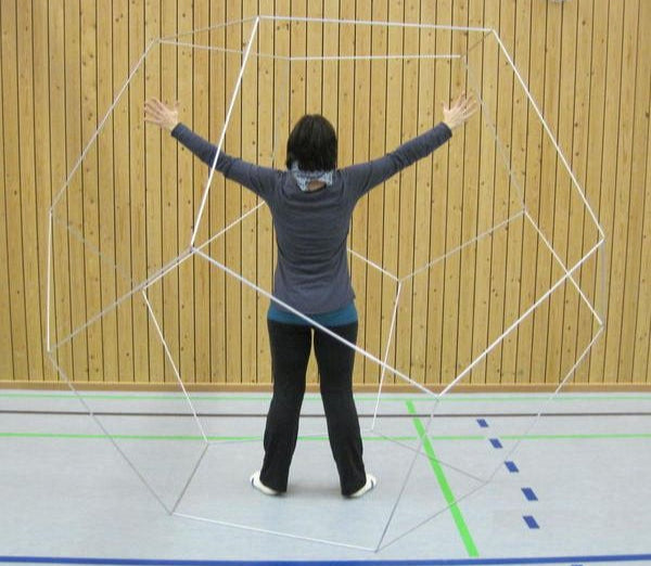 Dodekaeder groß Aluminium